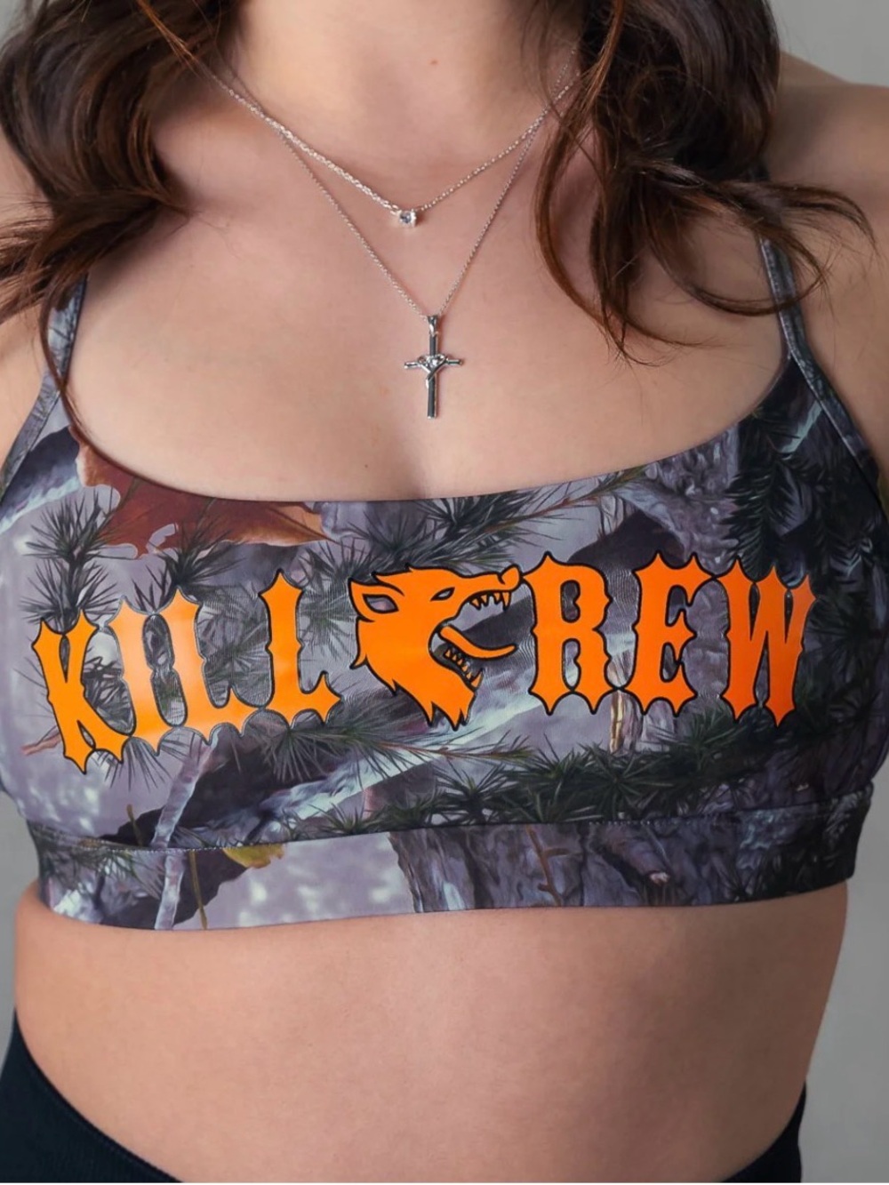 NWT Kill Crew Classic Camo Sports Bra
